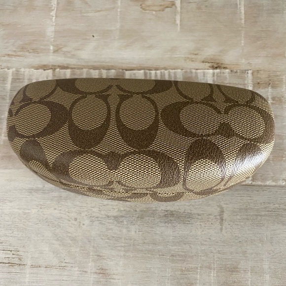 Coach eyeglass case